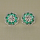 Real Emerald Diamonds Earring
