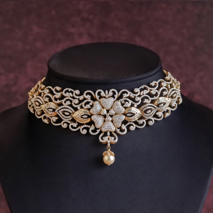 Buy Diamond Necklace with pearls