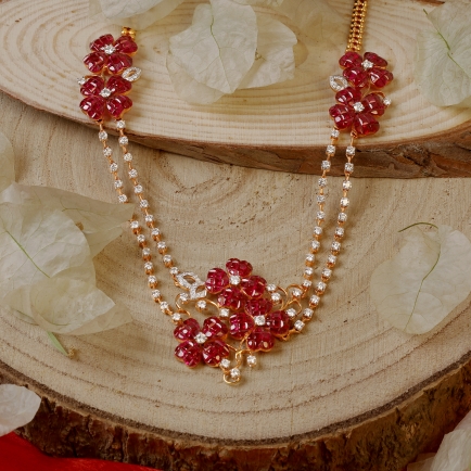 Buy Gold Ruby Diamond Jewellery